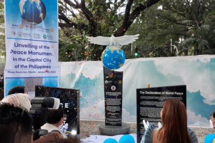 Peace Monument Established in Manila to Support Sustainable Peace