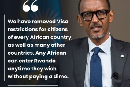 Rwanda abolishes visa requirements for all Africans.